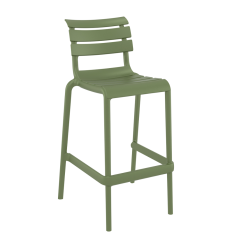 Tabouret polypropylène design vert