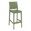 Tabouret de bar exterieur polypropylène vert
