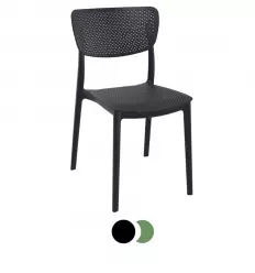Chaise terrasse CHR micro-perforé empilable extérieur