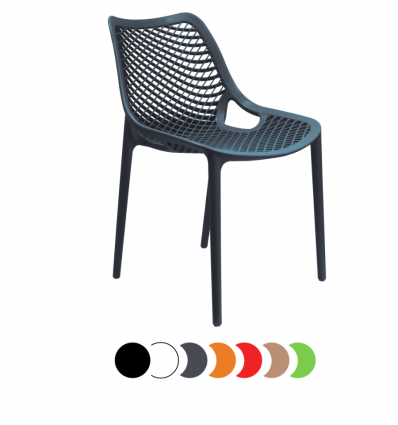 Chaise terrasse CHR en polypropylène 3 modèles au choix