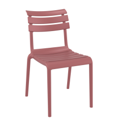Chaise terrasse CHR hauteur standardrose