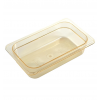 Bac gastro gn 1/4 plastique haute température 65 mm
