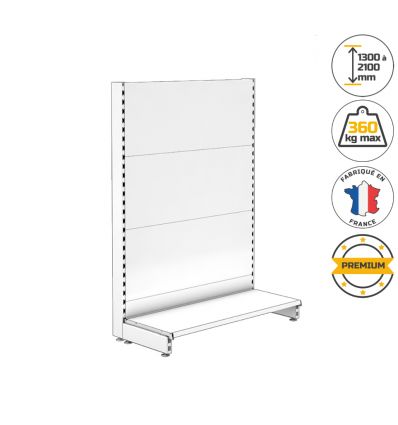 Gondole pour Magasin Simple Face à fond lisse
