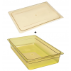 Bac gastro gn 1/1 100 mm en plastique haute température avec couvercle plat