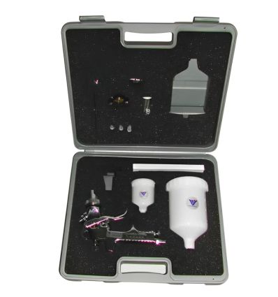 Pistolet peinture pneumatique en mallette Pistolet peinture pneumatique en mallette