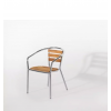 Fauteuil bistrot aluminium