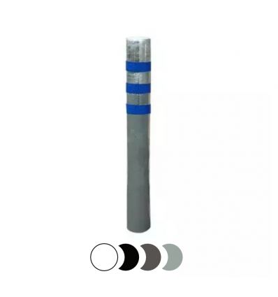 Potelet de protection à bandes bleues