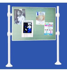 Panneau d'affichage libre gamme agora blanc format paysage 16 ou 24 A4