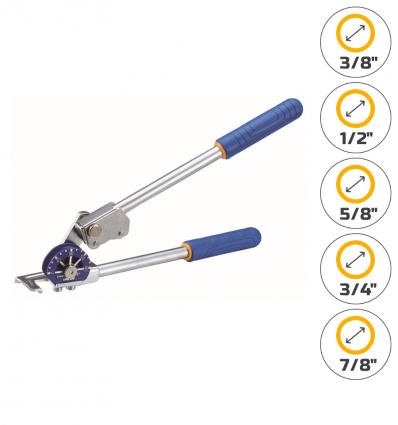 Cintreuse manuelle à bras de levier 3/8", 1/2", 5/8", 3/4", 7/8"