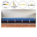 Photo : Tribune modulaire montée Tribune 50 places - Sans habillage