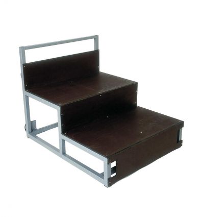 Escalier pour gradin amovible bois