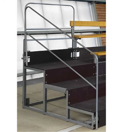 Garde-corps pour gradin amovible en bois