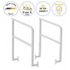 Garde-corps pour gradin en aluminium
