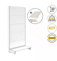 Kit gondole de magasin simple face