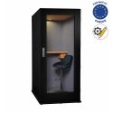 Photo : Cabine acoustique individuelle Noir - Sans - Gauche vers droite (ouverture classique) - Sans - Sans - Sans