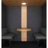 Cabine acoustique 2 personnes vue intérieur