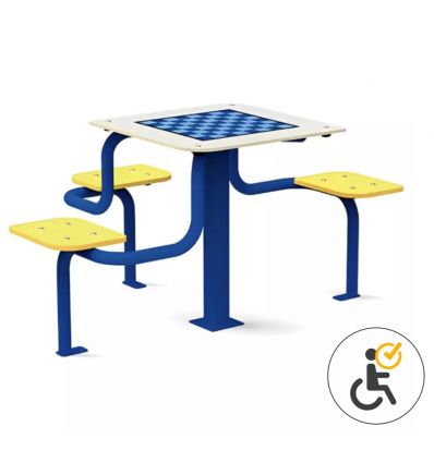 Table multi jeux extérieur - jeu d'échecs