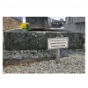 Concession cimetière échue plaque seule à visser