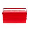 Caisse à outils rouge fermée 