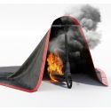 Photo : Couverture Anti feu Batterie Lithium Trottinette / Vélo - 1,5 x 1,5 m