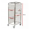 Échelle boulangerie 600 x 800 mm en inox
