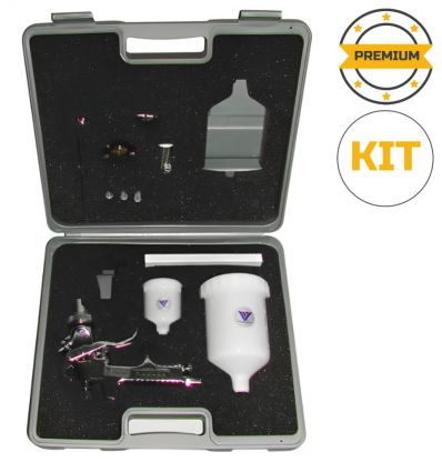 Pistolet peinture pneumatique en mallette