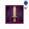 Cabine acoustique 4 personnes ouverture droite vers gauche