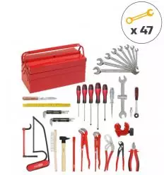 Caisse à outils plombier complète