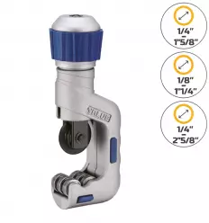 Trois coupes tube professionnel pour cuivre