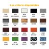Couleurs disponibles