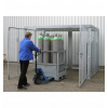 Abri pour bouteille de gaz avec toit 32 bouteilles