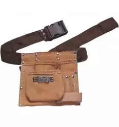 Ceinture porte outils cuir multi usage
