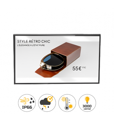 Écran dynamique extérieur