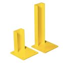 Photo : Support madrier pour protection de rack Jaune - Extrémité - 22.5 cm - Sans