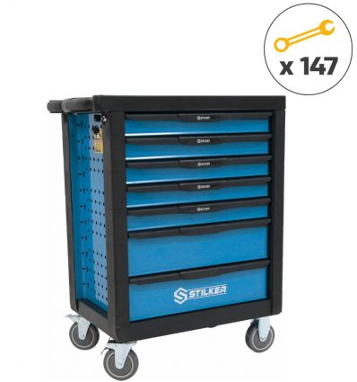 Servante d'atelier 7 tiroirs avec outils