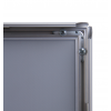 Cadre clic-clac B1 ouvert angle droit en argent