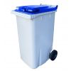 Conteneur Poubelle 240 litres avec couvercle bleu
