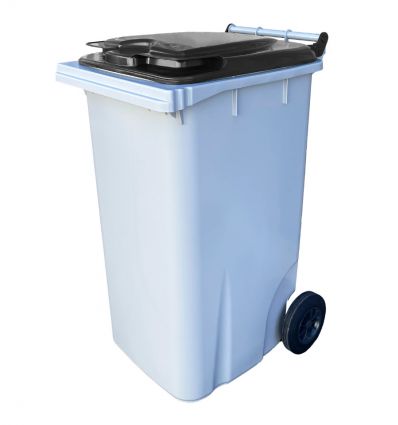 Conteneur Poubelle 240 litres avec couvercle noir