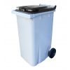 Conteneur Poubelle 240 litres avec couvercle noir