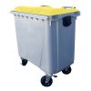 Conteneur Poubelle 770 litres couvercle jaune