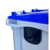 Zoom sur la poignée de la poubelle 770 litres