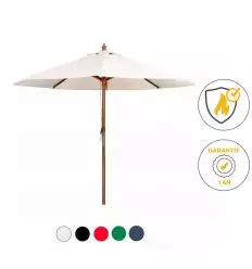 Parasol terrasse restaurant rond 2,5 m