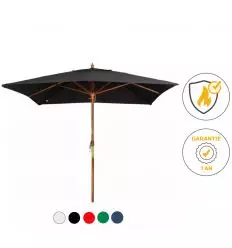 Parasol terrasse restaurant carré 2,5 m