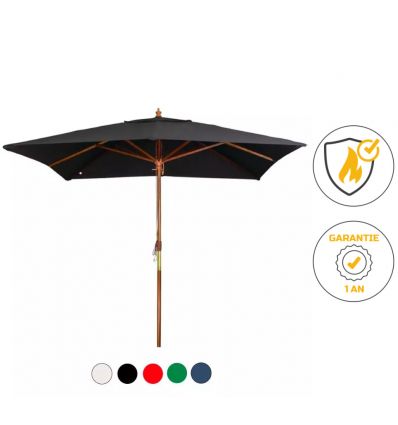 Parasol carré professionnel crème 2,5 m