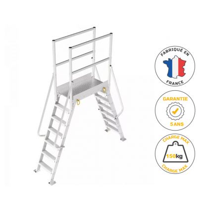 Plateforme saut de loup de chantier