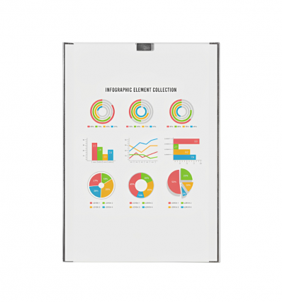 Pochette magnétique A4