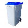Conteneur Poubelle 360 litres avec couvercle bleu