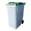 Conteneur Poubelle 360 litres avec couvercle vert