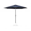 Parasol Rond professionnel 3 m bleu marine à manivelle