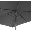 Baleine parasol terrasse restaurant 3 x 2 m noire
